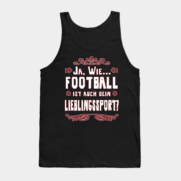 American Football Touchdown Mädchen Yard Tank Top by FindYourFavouriteDesign